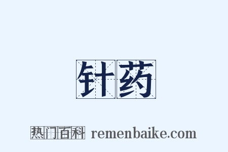 针药是什么意思的图片